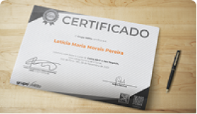 Certificado impresso da Voitto