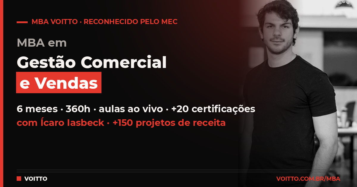 MBA Gestão Comercial e Vendas