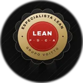 Selo Especialista Lean Manufacturing do Grupo Voitto