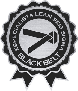 Selo Black Belt — Especialista Lean Seis Sigma Voitto