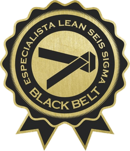 Selo Master Black Belt — Especialista Lean Seis Sigma Voitto