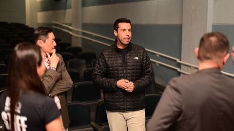 Engajamento — palestra para grupo em auditório