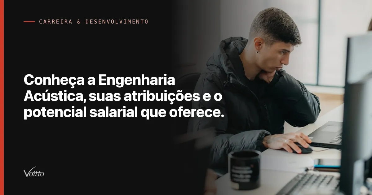 Conheça a Engenharia Acústica, suas atribuições e o potencial salarial que oferece.