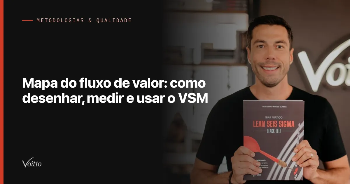 Mapa do fluxo de valor: como desenhar, medir e usar o VSM