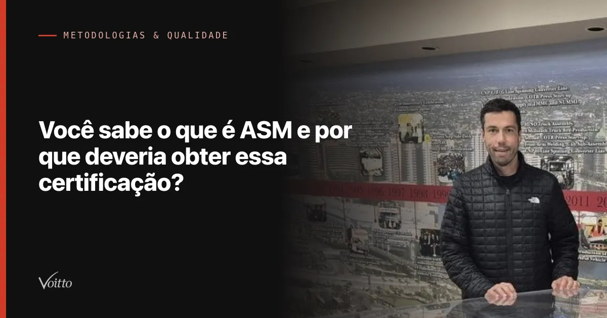 Você sabe o que é ASM e por que deveria obter essa certificação?