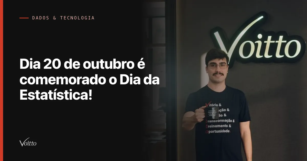 Dia 20 de outubro é comemorado o Dia da Estatística!