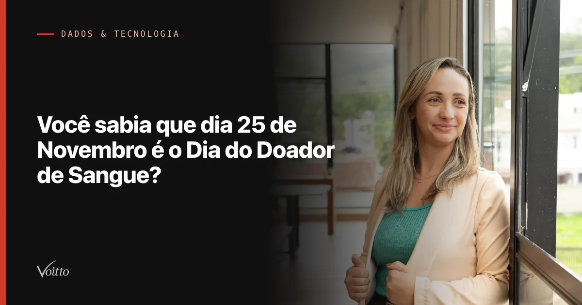 Você sabia que dia 25 de Novembro é o Dia do Doador de Sangue?