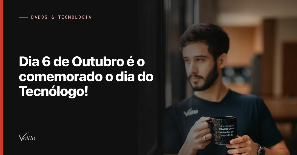 Dia 6 de Outubro é o comemorado o dia do Tecnólogo!