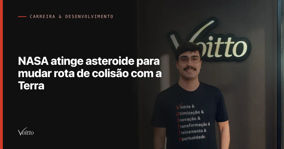 NASA atinge asteroide para mudar rota de colisão com a Terra