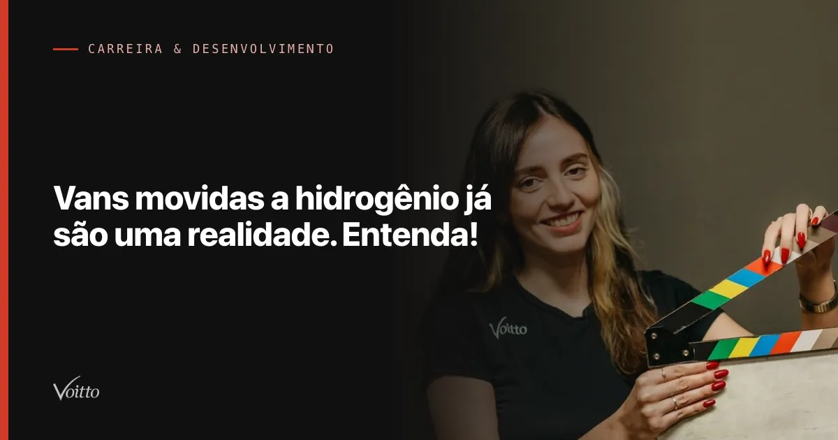 Vans movidas a hidrogênio já são uma realidade. Entenda!