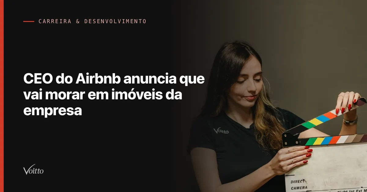 CEO do Airbnb anuncia que vai morar em imóveis da empresa