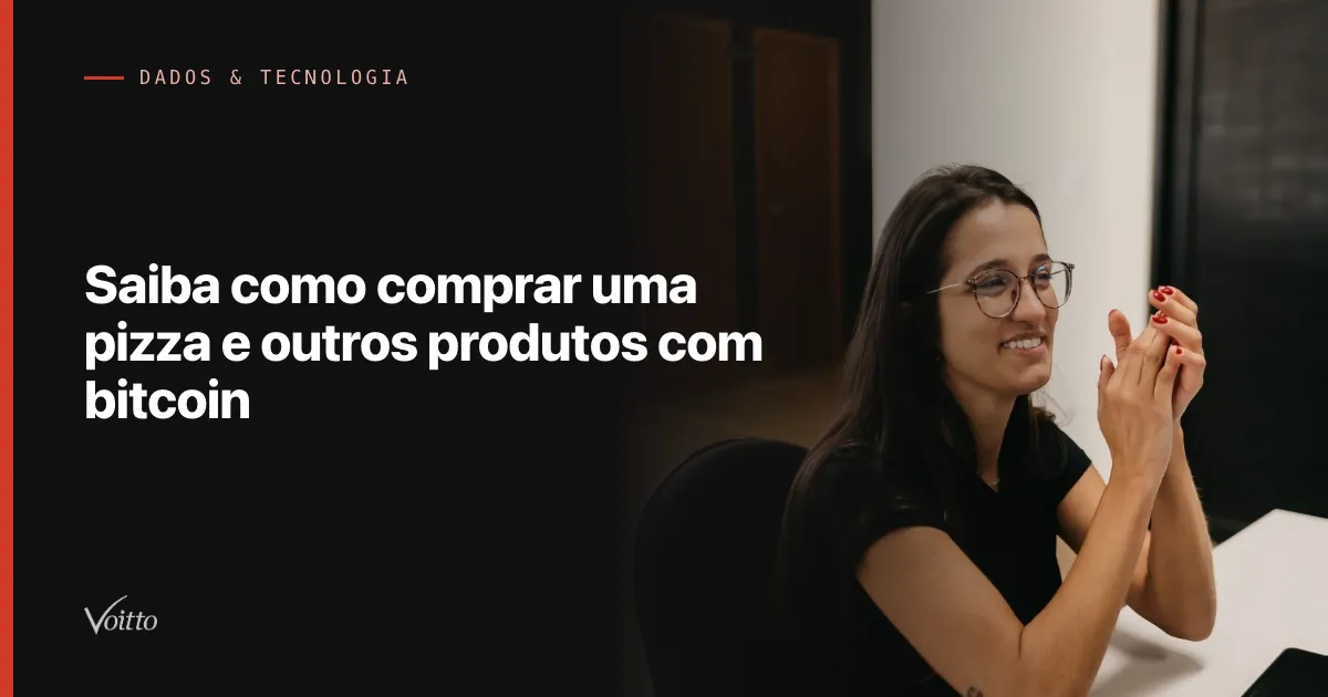 Saiba como comprar uma pizza e outros produtos com bitcoin