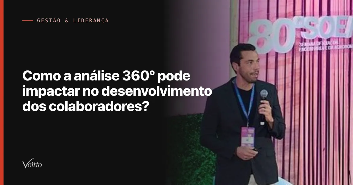 Como a análise 360º pode impactar no desenvolvimento dos colaboradores?