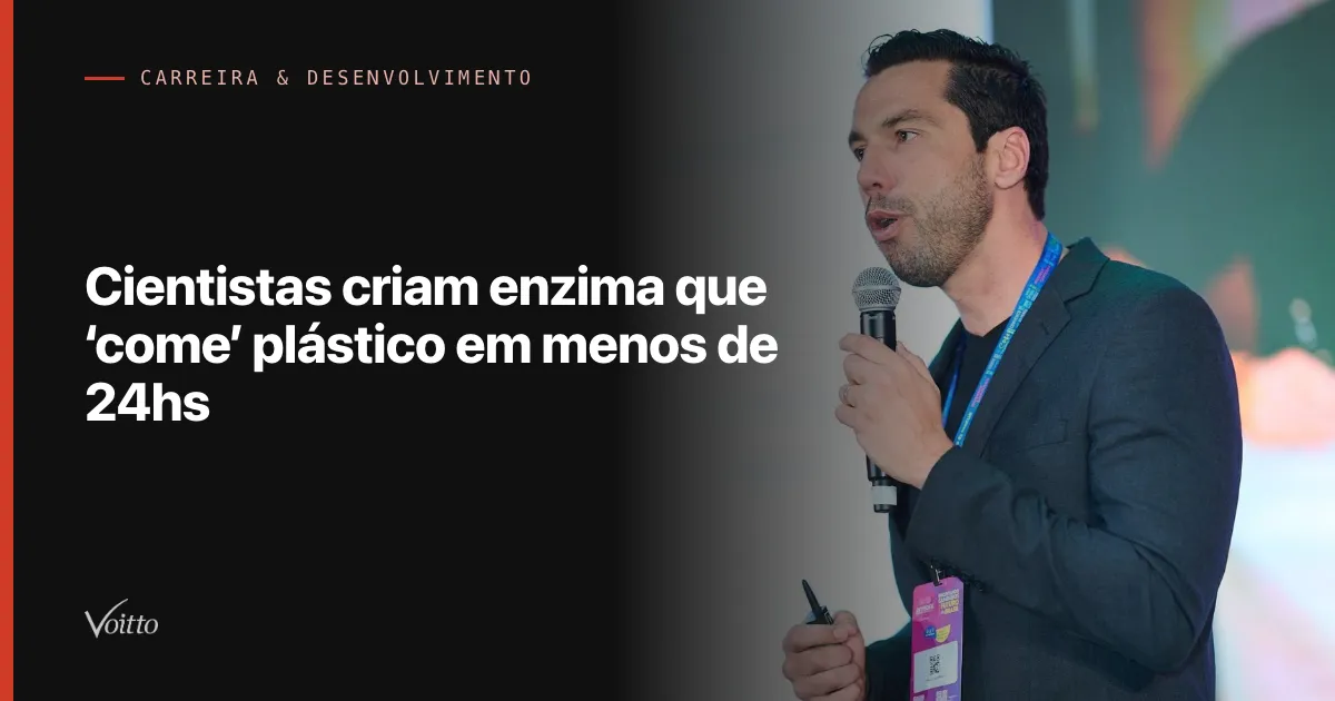 Cientistas criam enzima que ‘come’ plástico em menos de 24hs