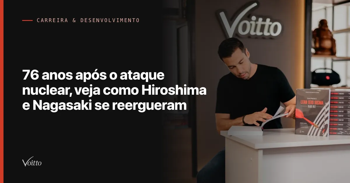 76 anos após o ataque nuclear, veja como Hiroshima e Nagasaki se reergueram