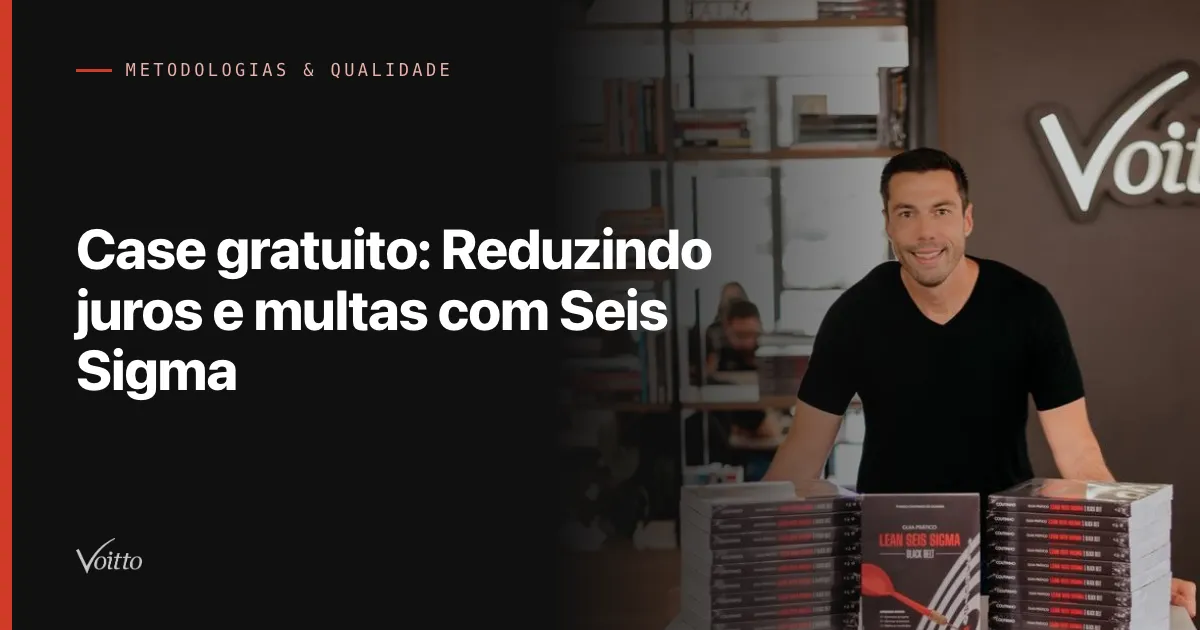 Case gratuito: Reduzindo juros e multas com Seis Sigma