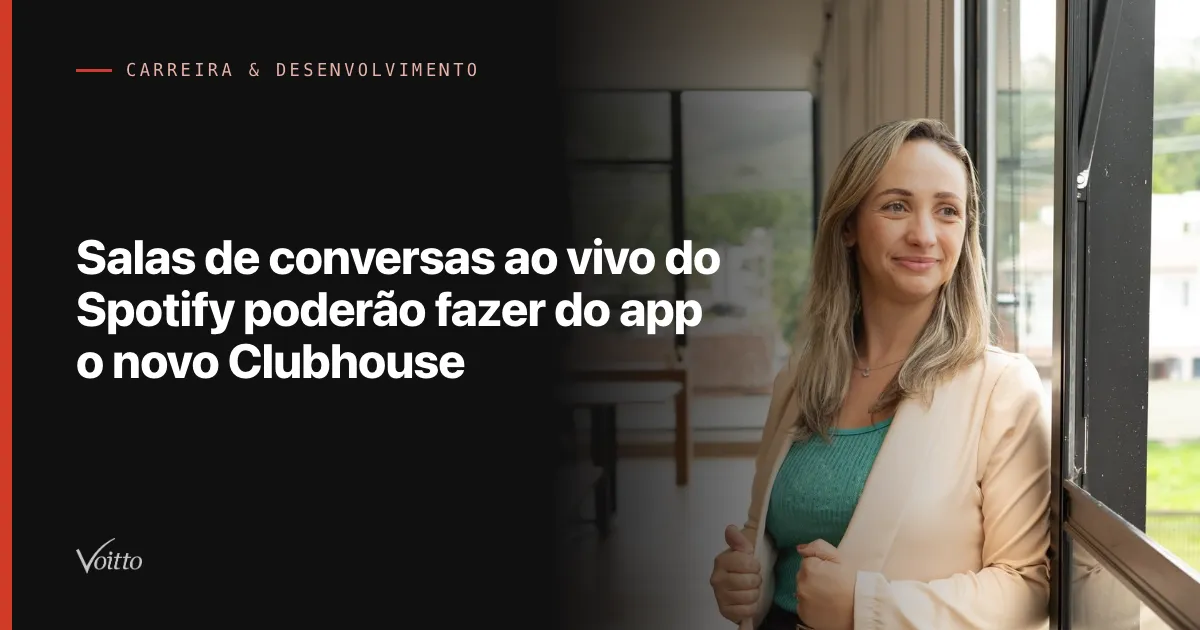 Salas de conversas ao vivo do Spotify poderão fazer do app o novo Clubhouse
