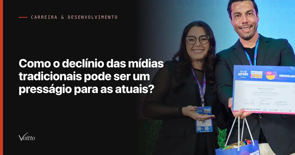 Como o declínio das mídias tradicionais pode ser um presságio para as atuais?
