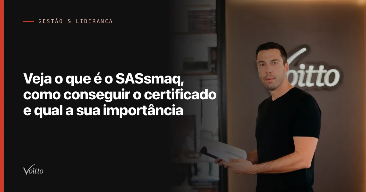 Veja o que é o SASsmaq, como conseguir o certificado e qual a sua importância