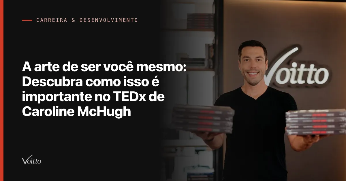 A arte de ser você mesmo: Descubra como isso é importante no TEDx de Caroline McHugh