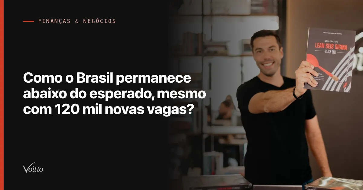 Como o Brasil permanece abaixo do esperado, mesmo com 120 mil novas vagas?