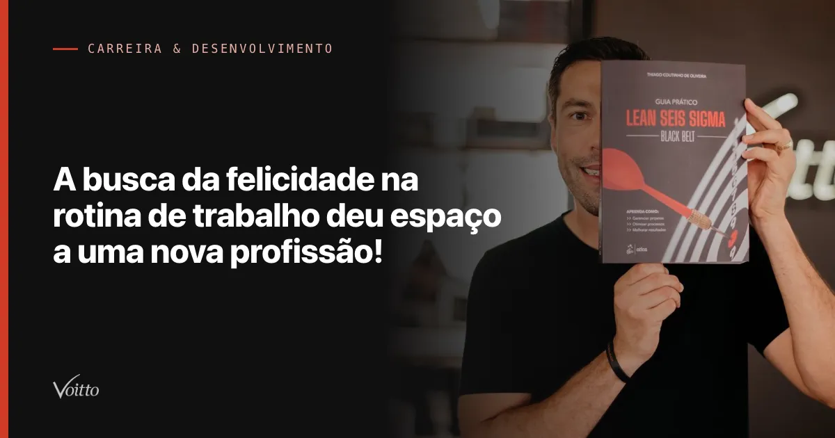A busca da felicidade na rotina de trabalho deu espaço a uma nova profissão!