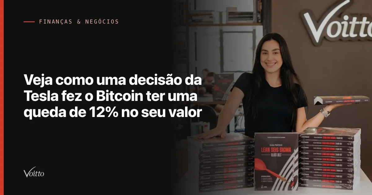 Veja como uma decisão da Tesla fez o Bitcoin ter uma queda de 12% no seu valor
