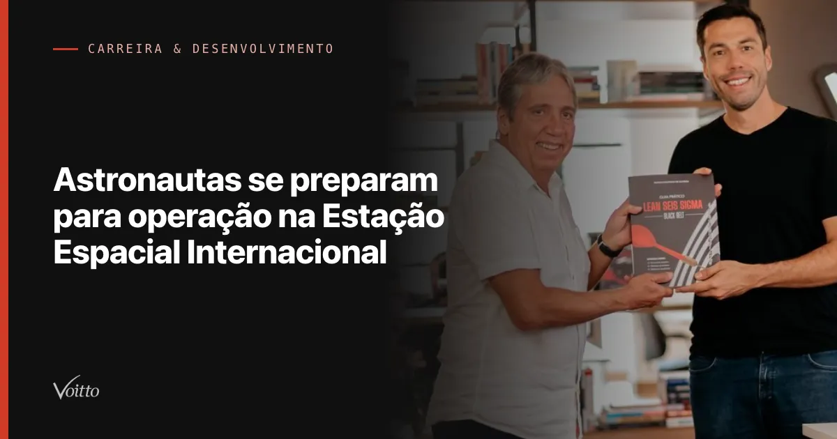Astronautas se preparam para operação na Estação Espacial Internacional