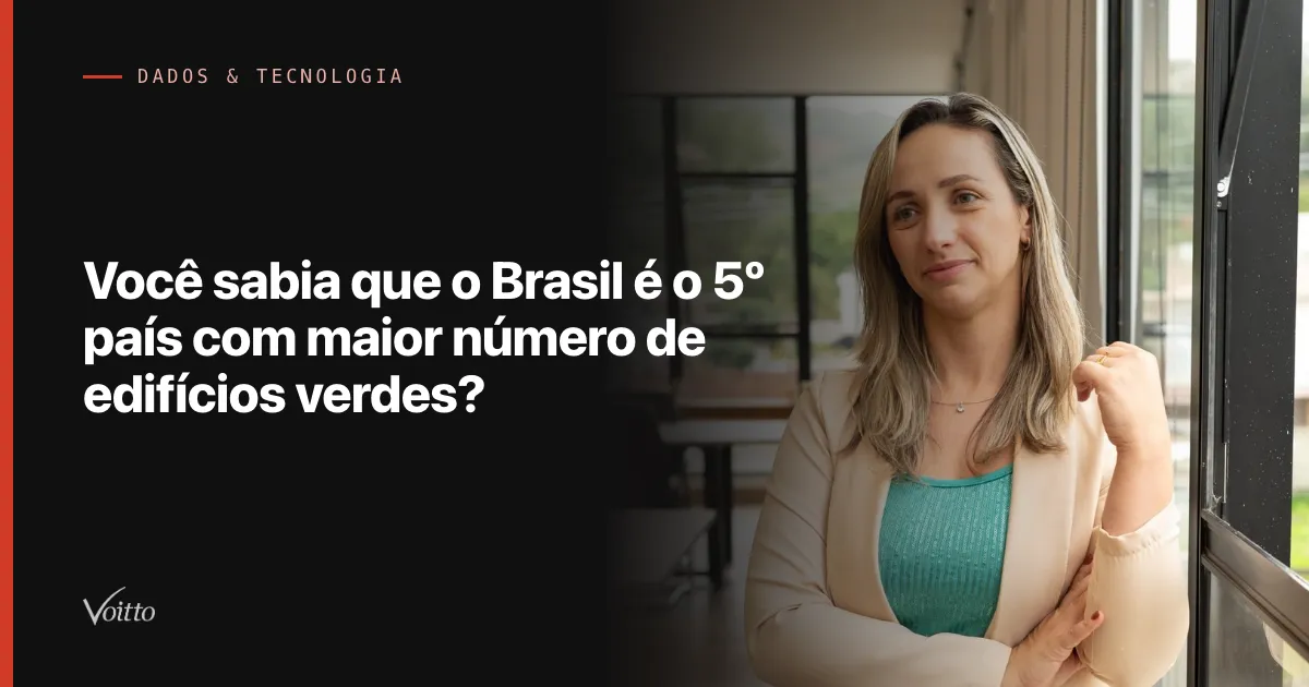 Você sabia que o Brasil é o 5º país com maior número de edifícios verdes?