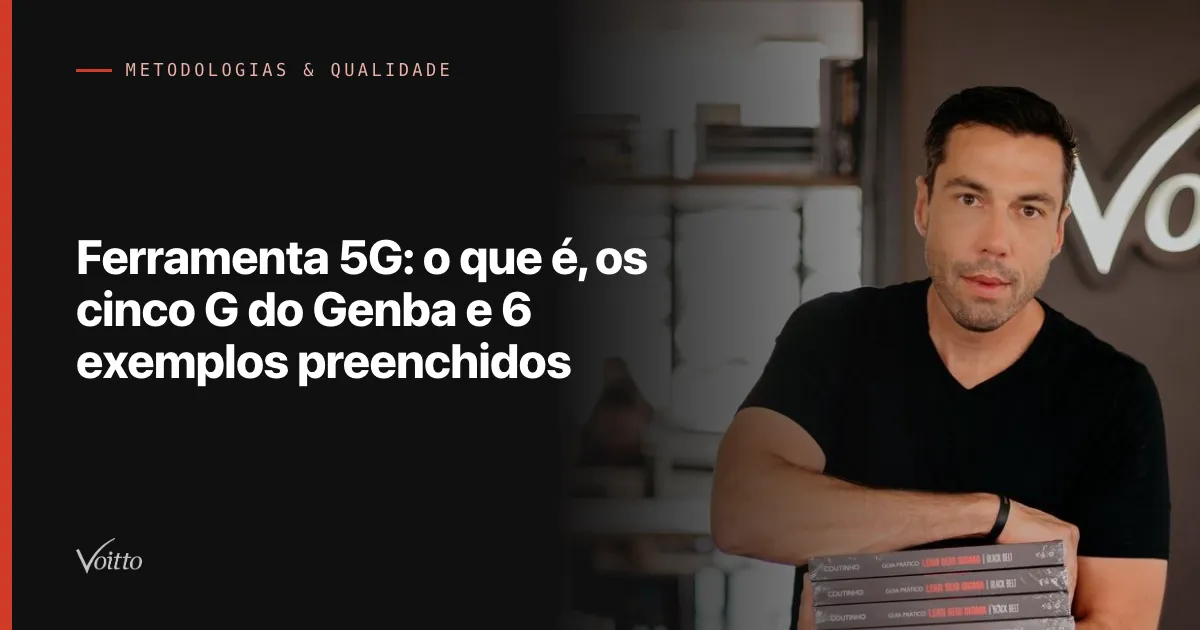Ferramenta 5G: o que é, os cinco G do Genba e 6 exemplos preenchidos