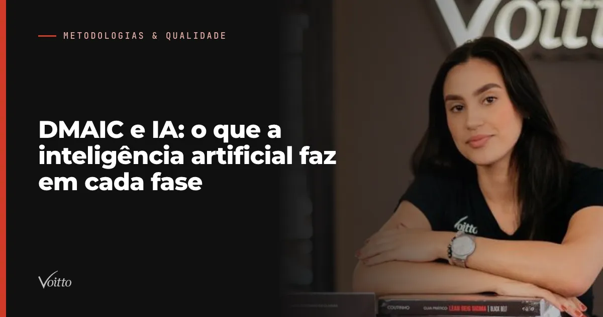 DMAIC e IA: o que a inteligência artificial faz em cada fase