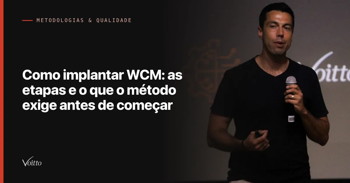 Como implantar WCM: as etapas e o que o método exige antes de começar