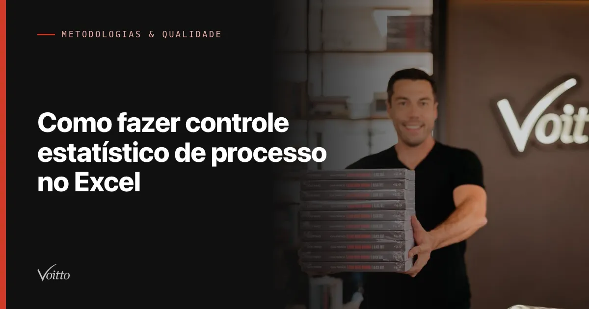 Como fazer controle estatístico de processo no Excel