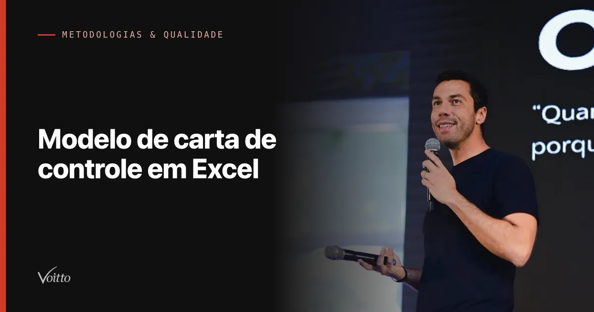 Modelo de carta de controle em Excel