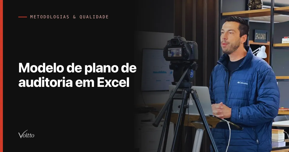 Modelo de plano de auditoria em Excel