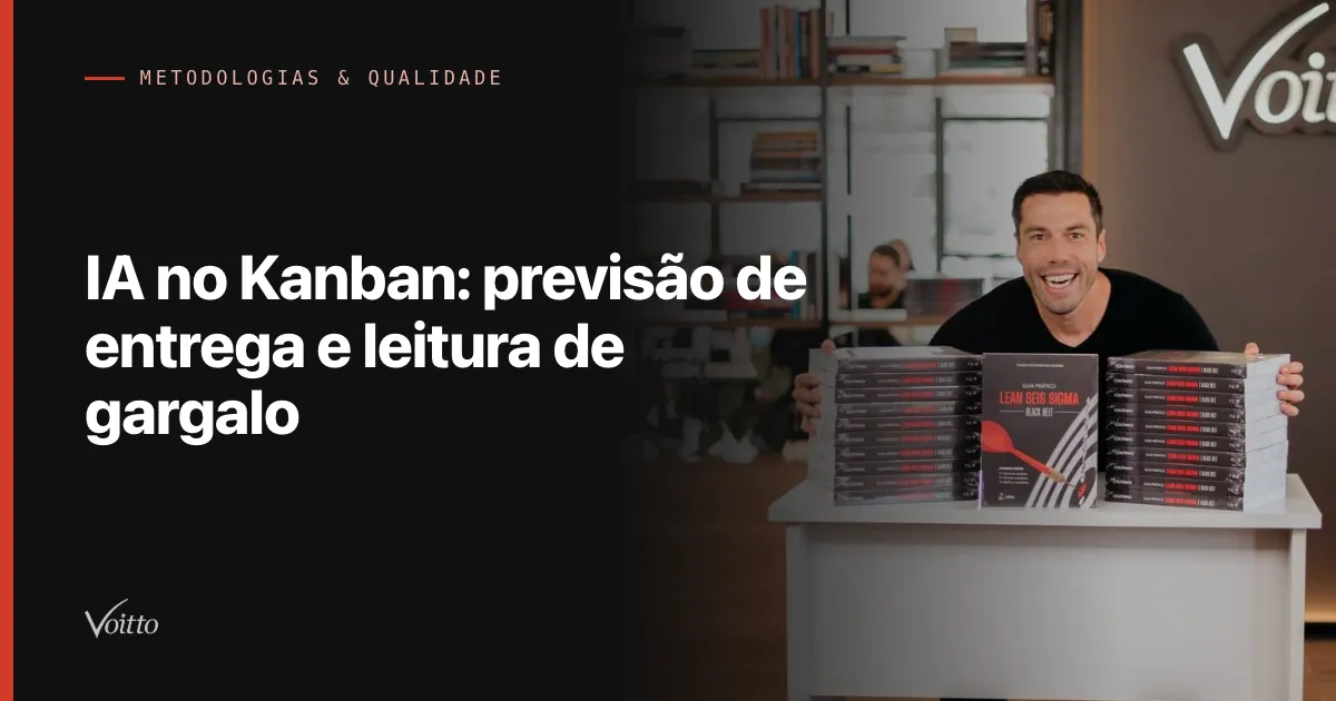 IA no Kanban: previsão de entrega e leitura de gargalo