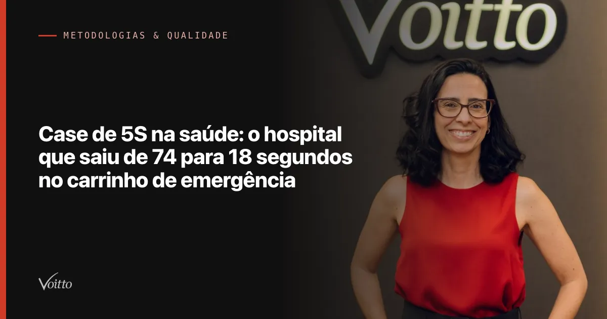 Case de 5S na saúde: o hospital que saiu de 74 para 18 segundos no carrinho de emergência
