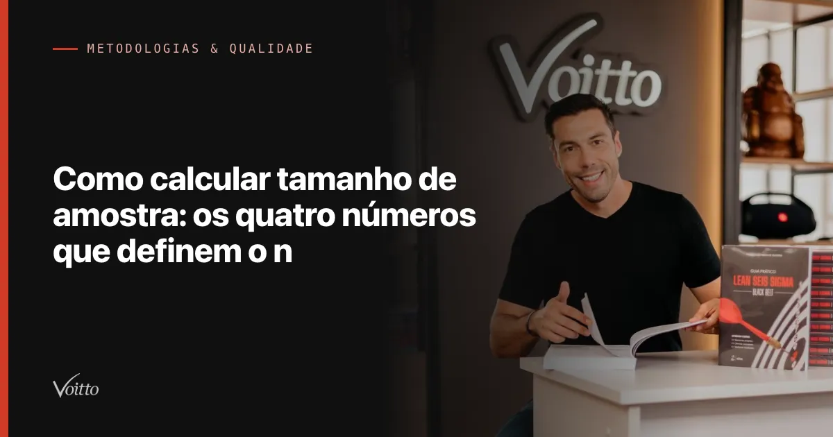 Como calcular tamanho de amostra: os quatro números que definem o n