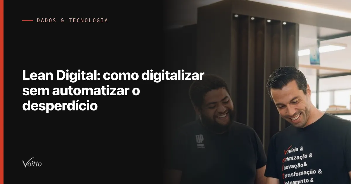 Lean Digital: como digitalizar sem automatizar o desperdício
