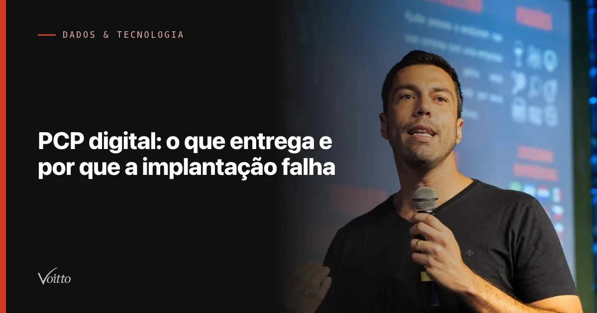 PCP digital: o que entrega e por que a implantação falha