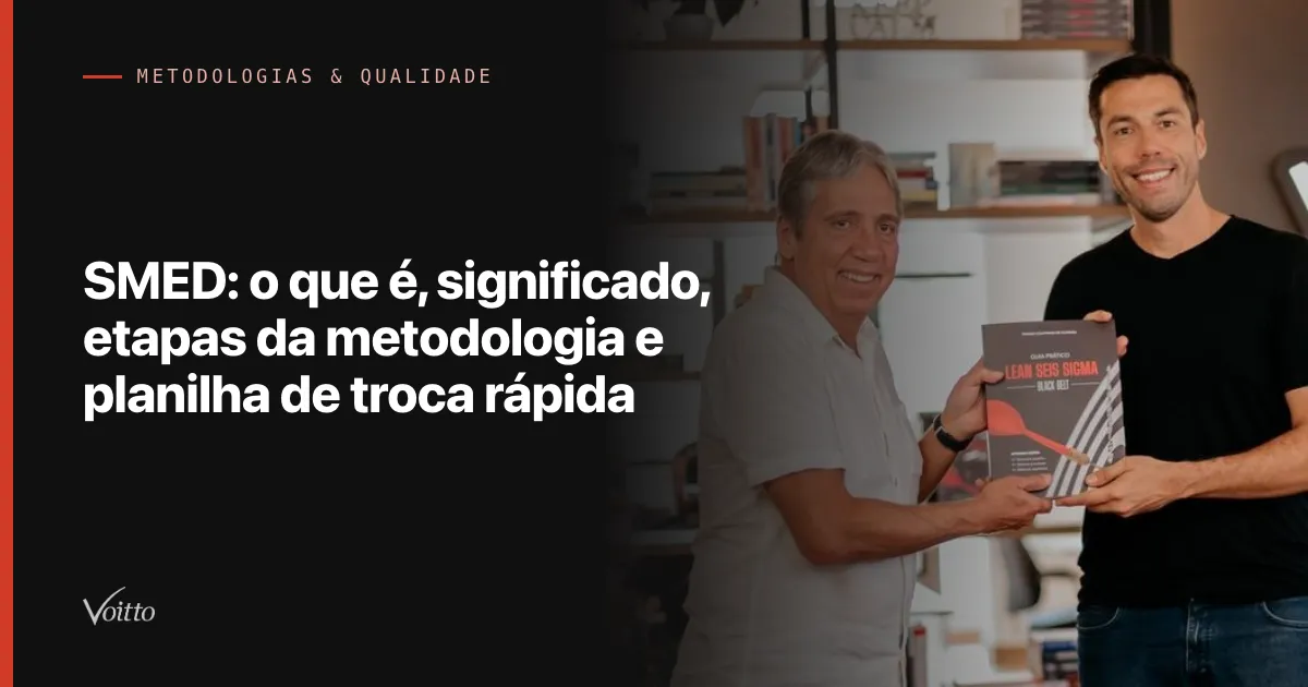 SMED: o que é, significado, etapas da metodologia e planilha de troca rápida