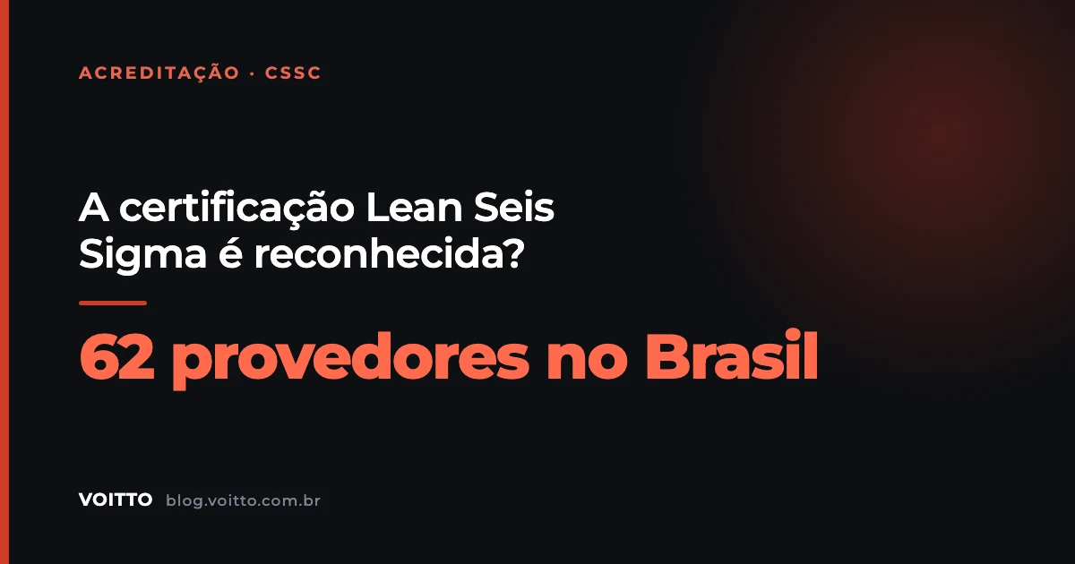 A certificação Lean Seis Sigma é reconhecida? Como verificar antes de pagar