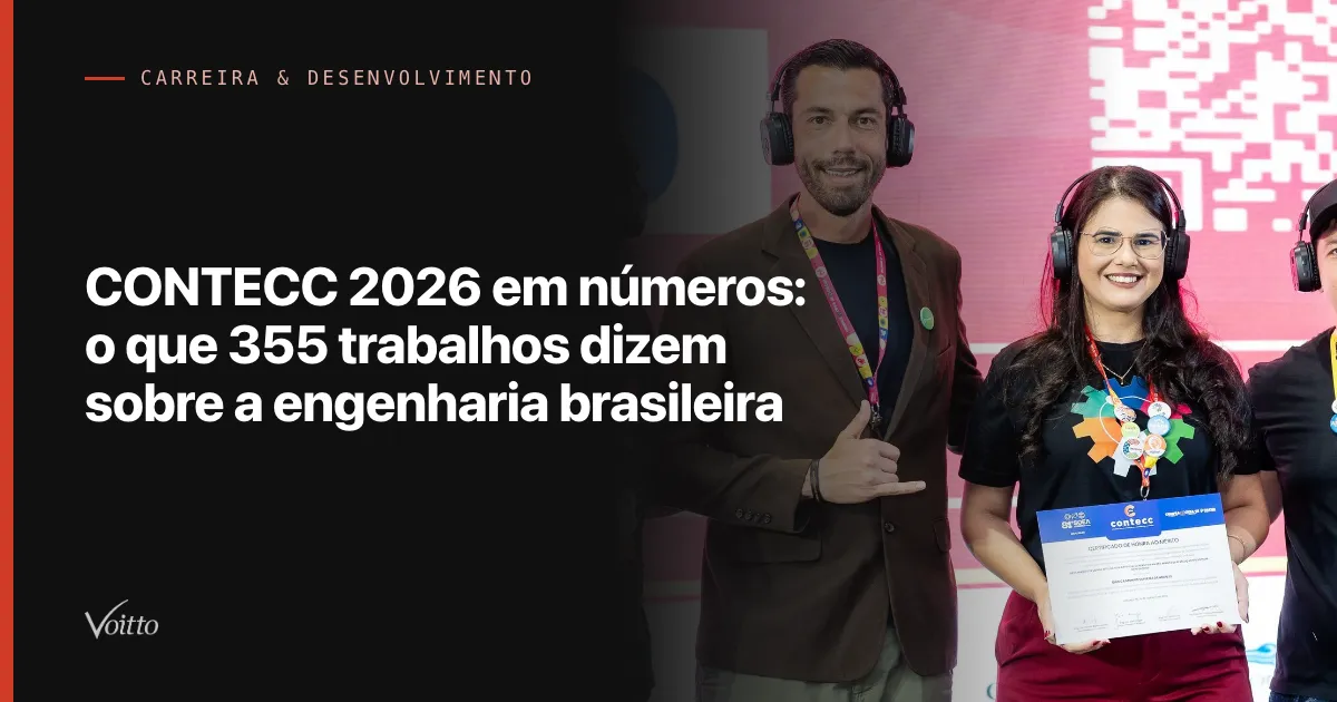 CONTECC 2026 em números: o que 355 trabalhos dizem sobre a engenharia brasileira