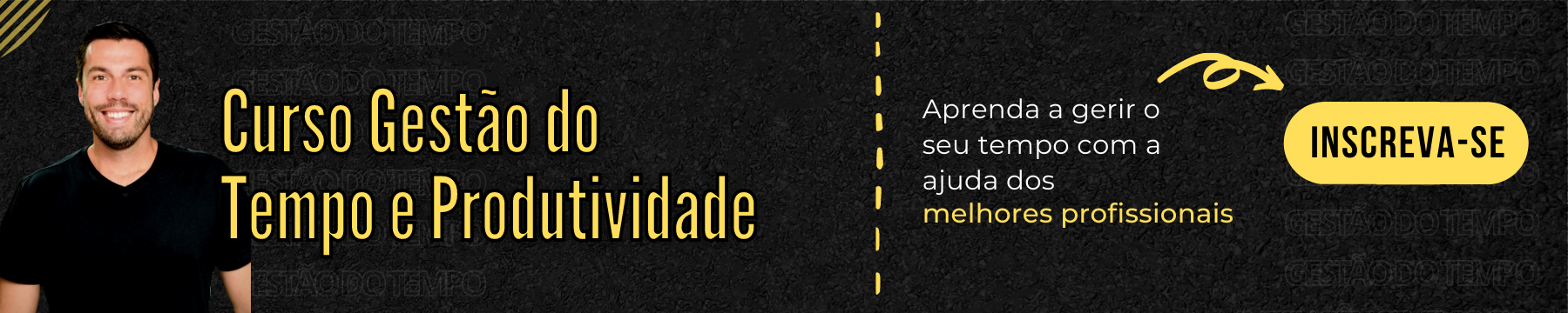 Curso gestão do tempo e produtividade! Se inscreva!
