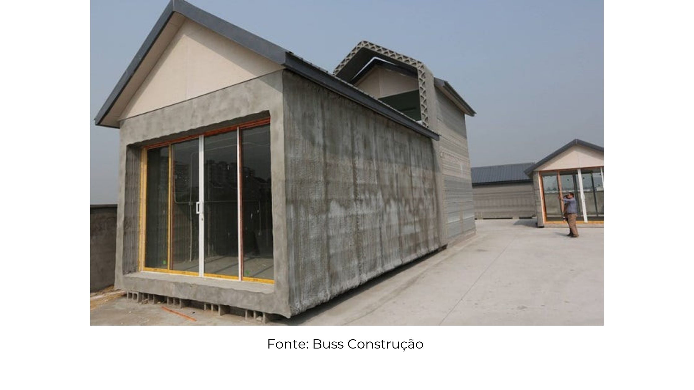 Impressão 3D de 10 casas em 24h na China Impressão 3D de 10 casas em 24h na China
