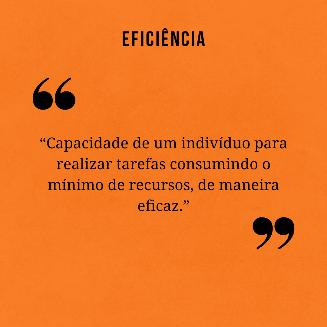 Significado de Eficiência