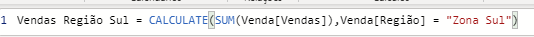 Fórmula CALCULATE