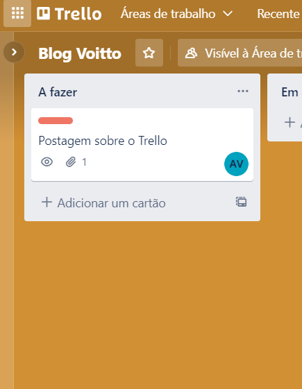 Cartão editado com etiqueta e membro.