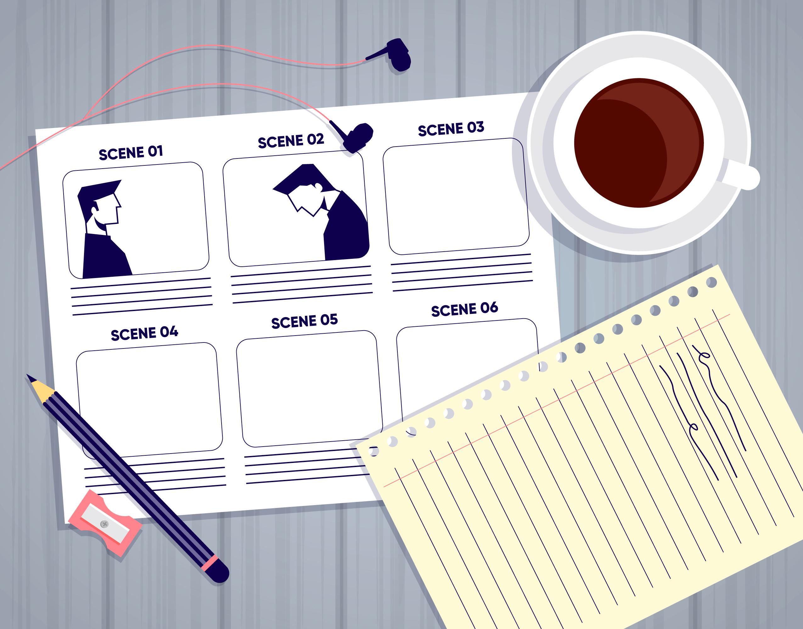 exemplo de storyboard