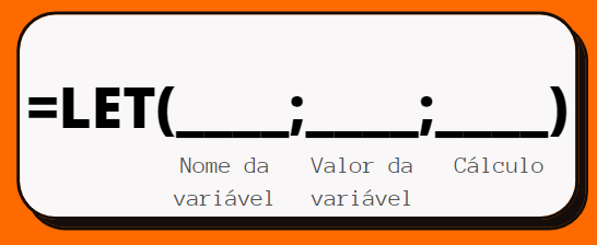 Sintaxe da função LET.